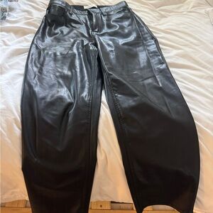 Black Leather Pants